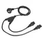 C-TECH napájecí kabel VDE černá / Rozdvojka Y / 220/230V / 1,8 m