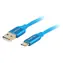 Lanberg CA-USBO-22CU-0005-BL modrá / Datový kabel / USB-A na USB-C / USB 2.0 / 0,5 m