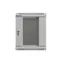 Lanberg WF11-3306-10S šedá / Nástěnný rack / 10" / 6U / 300×300 mm / skleněné dveře / flat pack
