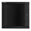 Lanberg WF01-6612-10B černá / Nástěnný rozvaděč / 19" / 12U / 600×600 mm