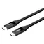 Unitek C14100ABK01 černá / Kabel USB-C na USB-C / USB4 Gen 2x2 / 40 Gbit/s / 240 W / 2 m