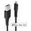 Lindy / Kabel USB-A na Lightning / 0,5 m / černá