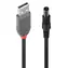 Lindy USB-A - DC černá / Redukce / 1,5 m