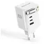 RealPower GaN Charger 100W bílá / Nabíjecí adaptér / 100W / 3x USB-C / 1x USB-A