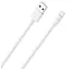 RealPower Lightning kabel bílá / Datový a nabíjecí kabel / USB-A na Lightning / 2 m / MFI certifikace