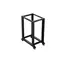 Lanberg Open Rack 22U černá / Otevřený rack / 600 × 1000 mm / nosnost 600 kg