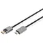 Digitus DisplayPort - HDMI A černá / Adaptérový kabel / 4K 30 Hz / 3 m / pozlacené konektory