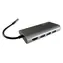 LC-Power LC-HUB-C-Multi-5 / USB-C hub / 3x USB-A 5 Gbps / USB-C PD 100 W / HDMI 4K / Gigabit LAN / čtečka SD