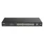 D-Link DGS-1100-26MPV2 / Smart Switch / 24x PoE+ Gigabit / 370W / 2x SFP Combo / L2