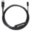 Manhattan USB-C na DisplayPort 2 m černá / Adaptérový kabel / 3840 × 2160 px / 60 Hz / DP Alt Mode / Thunderbolt 3