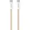 Unitek C14141ACL01-1M béžová / Kabel / USB-C(M) - USB-C(M) / PD 100W / magnetické navíjení / opletený / 1 m