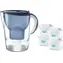 Brita Marella XL modrá + 4 filtry / Filtrační konvice na vodu / 3,5 l / filtr: MAXTRA PRO Pure Performance