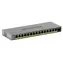 NETGEAR 16-port Gigabit PoE+ Plus šedá / Switch / 16× GbE / PoE+ 250,6 W