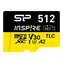 Silicon Power Inspire 512GB / Paměťová karta microSDXC / UHS-I U3 / V30 / A2 / čtení 170 MB/s