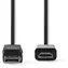 Nedis CCGB37100BK20 černá / Kabel DisplayPort - HDMI / DisplayPort zástrčka - HDMI konektor / 2 m