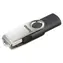 Hama Rotate černá/stříbrná / Flash disk / USB 2.0 / 32 GB / 10 MB/s