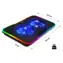 EVOLVEO CoolPro černá / Chladící podložka pro notebook do 17" / 2× 125 mm ventilátor / RGB podsvícení