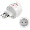 Hama cestovní adaptér J/L/N bílá / Zásuvkový adaptér / Švýcarsko, Itálie, Brazílie / 100–250 V / 10 A