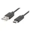 Lanberg USB-C (M) - USB-A (M) černá / Datový kabel / USB 3.1 / 1,8 m