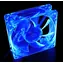 Primecooler PC-UV8025L12B UV modrá / Ventilátor do PC / 80mm / 3pin / 2000 rpm
