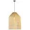IMMAX BOHO PELO / Závěsné svítidlo / D35 cm / E27 / přírodní ratan