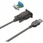 Unitek / Kabel USB-A - RS-422 / 1,5 m / černá
