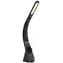 IMMAX LED stolní lampička Magic černá / Qi nabíjení / 12,5W / 320lm / USB-C / ohebný krk