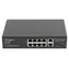 Lanberg RSFE-8P-2GE-120 / Switch / 8x PoE+ / 2x Gigabit / 120 W / Unmanaged / 10"/19" rack
