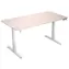 Endorfy Atlas L Electric světlá béžová/bílá / Herní stůl / 150 x 78 cm / 80 kg