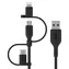 Belkin BOOST CHARGE kabel USB-A na Lightning + Micro USB + USB-C / 1,2m