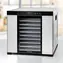 Rommelsbacher DA 1050 nerez/černá / Sušička / 1100W / 35°C - 75°C / 10x 39,4 x 38 cm