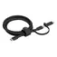 Belkin BOOST CHARGE kabel 2-v-1 USB-C + Lightning černá / 1,5m