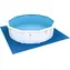 BESTWAY Podložka pod bazén 58003 / 488 x 488 cm / PE / pro kruhové bazény do O 4,57 m