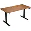 Endorfy Atlas L Electric ořech/černá / Herní stůl / elektrické nastavení výšky 73–120 cm / 150 × 78 cm / 80 kg