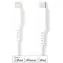 Nedis Lightning kabel 2 m bílá / Datový kabel / USB-C (M) - Lightning 8-pin (M) / 480 Mbps