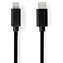 Nedis Lightning kabel 1 m černá / Datový kabel / USB-C (M) - Lightning 8-pin (M) / USB 2.0 / 480 Mbps