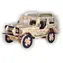 WOODCRAFT Dřevěné 3D puzzle Jeep / od 8 let / Obtížnost: nízká