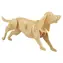 WOODCRAFT Dřevěné 3D puzzle Pes / od 6 let / Obtížnost: nízká