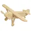 WOODCRAFT Dřevěné 3D puzzle Letadlo / 20+ dílků / od 6 let / Obtížnost: jednoduchá