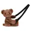 DOUDOU Plyšová taška přes rameno Medvídek hnědý / 30 cm / od 2 let