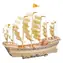 WOODCRAFT Dřevěné 3D puzzle Loď plachetnice P131 / 50+ dílků / od 8 let / Obtížnost: střední
