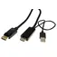HDMI -> DisplayPort kabel, HDMI A(M) -> DP(M), 4K@60Hz, 2m