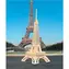 WOODCRAFT Dřevěné 3D puzzle Eiffelova věž menší / od 8 let / Obtížnost: jednoduchá