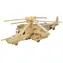 WOODCRAFT Dřevěné 3D puzzle Vrtulník / od 6 let / Obtížnost: jednoduchá