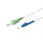 OEM SC-LC 3 m bílá / Optický patch kabel / Simplex / SM 9/125 / SC-APC, LC-UPC / Armovaný, LSZH