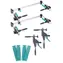 Wolfcraft PRO Sada na montáž zárubní / Montážní sada / 2 svěrky / 4 distanční kusy / 600-1000 mm