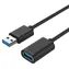 Unitek Y-C457GBK černá / Prodlužovací kabel / USB-A / USB 3.2 Gen 1 / 1 m