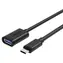 Unitek Y-C476BK černá / USB redukce / USB-C na USB-A / USB 3.2 Gen 1 / 0,2 m
