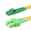 OEM Patchcord FO duplex LC/APC-SC/APC 9/125um SM / 3m / OS2 / žlutá / 1,8mm