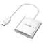 Unitek Y-9313 stříbrná / Čtečka paměťových karet / USB 3.2 Gen 1 / CF, SD, microSD